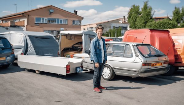 Louer une remorque porte voiture facilement avec un permis B